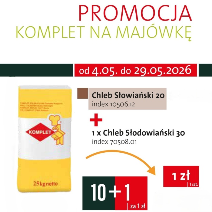 Komplet na majówkę