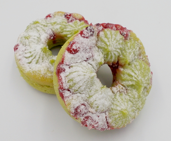 Image for Pistacjowe talarki z czerwonymi porzeczkami